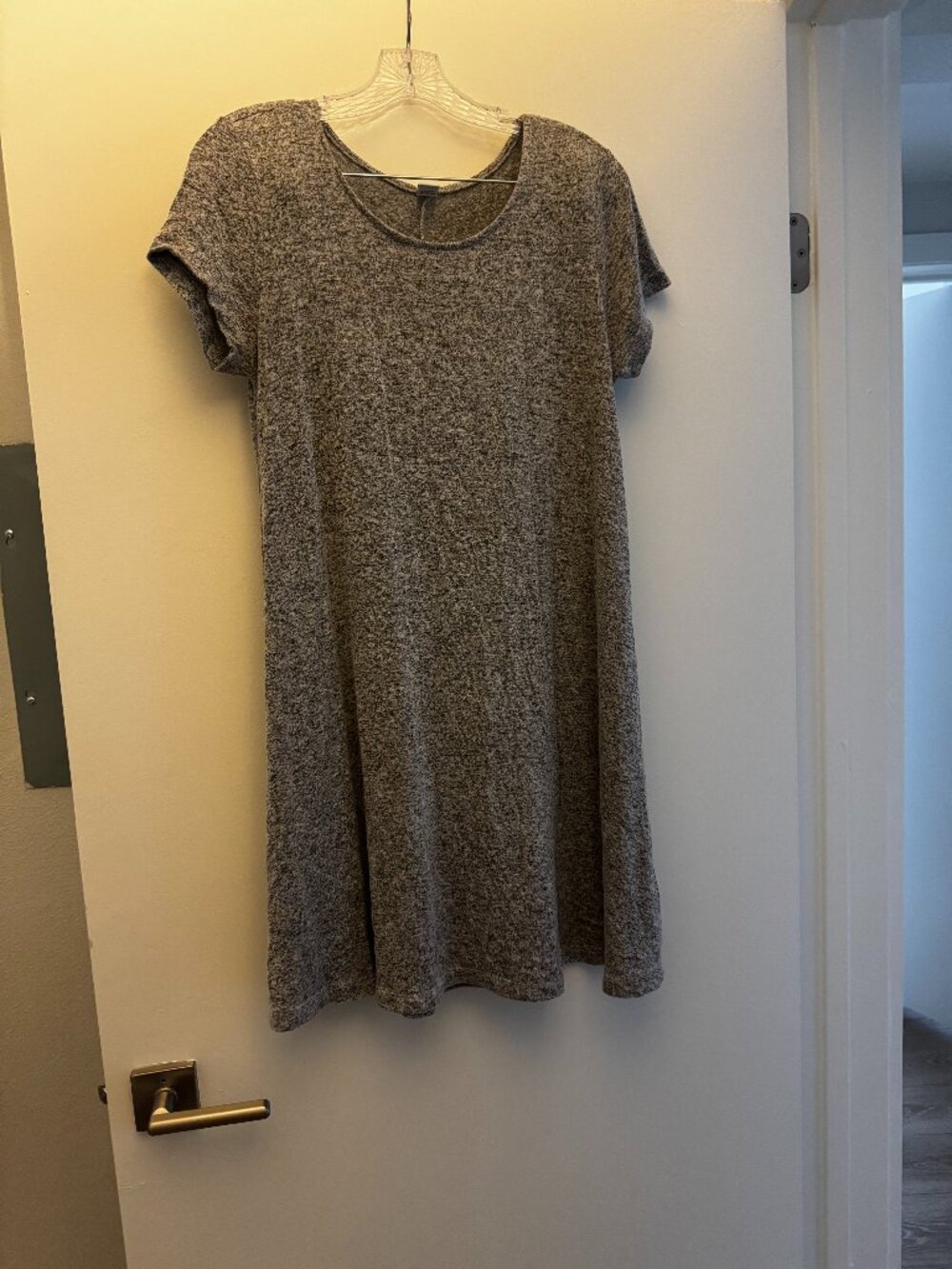 Old Navy Gray Heather T-shirt Dress